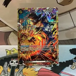 Bandai One Piece Card Game Sabo OP13-120 SEC Parallel Holo EN - Image 1