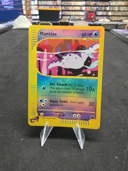 Pokemon TCG English Card e-Series Skyridge Mantine 77/144 Reverse Holo - Image 1