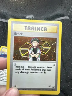 Pokemon Misty 18/132 And Brock 15/132. Gym Hero’s Cards. Ken Sugimori Holos!! - Image 4