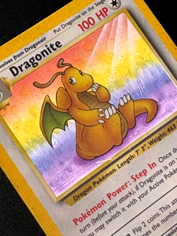 Dragonite Holo 4/62 Unlimited Card Fossil Pokemon Base Set 1999 HP Card - Image 4