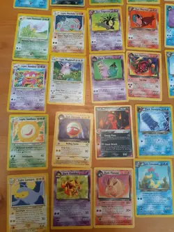 Light and dark Pokemon 38 card lot with holos - Image 2