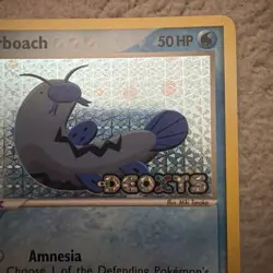 Pokemon TCG Barboach EX Deoxys Stamped Holo Card 54/107 LP Condition - Image 3
