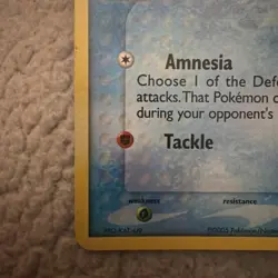 Pokemon TCG Barboach EX Deoxys Stamped Holo Card 54/107 LP Condition - Image 4