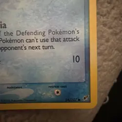 Pokemon TCG Barboach EX Deoxys Stamped Holo Card 54/107 LP Condition - Image 5