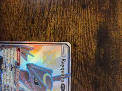 Shiny Rayquaza GX 177a/168 Hidden Fates Full Art Promo Pokemon Card NM - Image 3