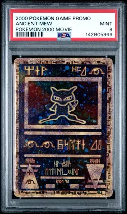 Pokemon TCG 2000 Ancient Mew Holo Card Movie Promo Edition, PSA 9 - SWIRL - Image 1