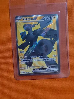 Zekrom EX 158/086Sv: Black Bolt Full Art Ultra Rare Holo Pokemon TCG Card - Image 1