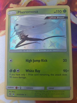 Pheromosa - SV5/SV94 - Pokemon Hidden Fates Sun & Moon Shiny Rare Card NM - Image 1