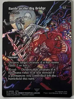 MTG Final Fantasy: Through the Ages Fatal Push Instant UNCOMMON FOIL #0009 - Image 1