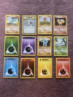 Pokemon Cards - Original Base Set - Lot of 12 - Vintage Cards Unlimited - Image 1