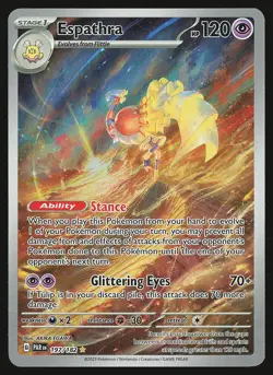 SV04: Paradox Rift Espathra #197/182 Pokemon Card - Image 1