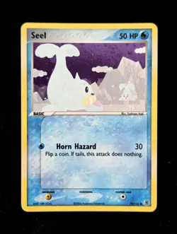 Seel 78/112 EX Firered & Leafgreen Pokemon Card Reverse Holo Foil Rare Near Mint - Image 1