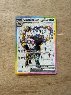 Pokemon Umbreon ex SVP 176 Prismatic Evolutions Full Art Holo NM 5x available - Image 1