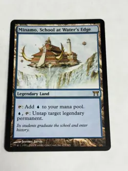 Magicthe Gathering MTG Champions of Kamigawa Minamo, School at Water's Edge 279 - Image 1