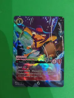 Negaduck - Public Enemy Number One (Enchanted) 232/204 Winterspell Holo - Image 2