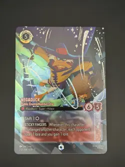 Negaduck - Public Enemy Number One (Enchanted) 232/204 Winterspell Holo NM - Image 1