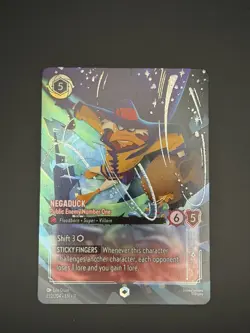 Negaduck - Public Enemy Number One (Enchanted) 232/204 Winterspell Holo NM - Image 1