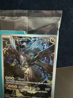 Pokemon TCG Ascended Heroes N's Zekrom #31 Black Star Promo NM Sealed - Image 3