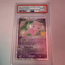 PSA 10 Mew ex Holo 88/92 Celebrations Classic Collection Promo POKEMON - Image 1