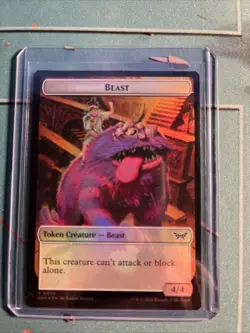 Beast Manifest Double-Sided Token Duskmourn: House of Horror Foil - Image 1