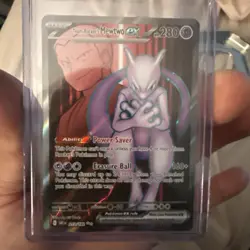 Pokemon TCG Team Rockets Mewtwo EX 213/182 Full Art Destined Rivals - Image 1