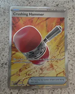 Pokemon TCG Crushing Hammer 105/084 Ultra Rare ME5: Pitch Black English M/NM - Image 1