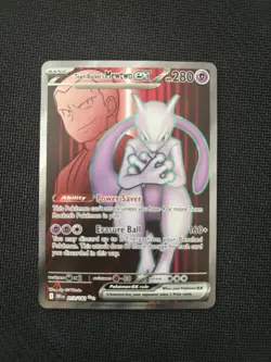 Pokemon TCG - Team Rockets Mewtwo EX 213/182 - Destined Rivals - Image 1