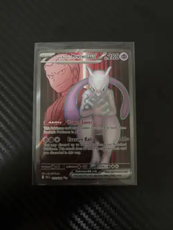 Pokemon TCG Team Rockets Mewtwo EX 213/182 - Image 1
