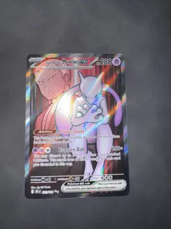 Team Rockets Mewtwo EX 213/182 Pokemon TCG Destined Rivals NM - Image 2