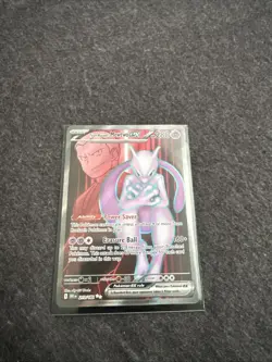 Pokemon TCG Team Rockets Mewtwo EX 213/182 Destined Rivals Mint Condition - Image 1