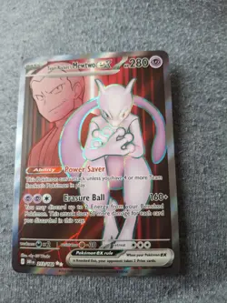 Team Rockets Mewtwo EX 213/182 Pokemon TCG Destined Rivals NM - Image 1