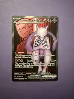 Pokemon TCG - Team Rockets Mewtwo EX 213/182 Destined Rivals - Ultra Rare - NM - Image 1