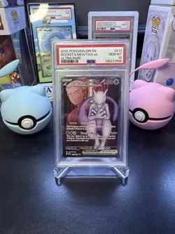 PSA 10 Pokemon TCG Team Rockets Mewtwo EX 213/182 Ultra Rare Destined Rivals - Image 1