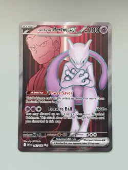 Team Rockets Mewtwo EX 213/182 Pokemon TCG Destined Rivals NM - Image 1
