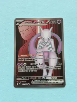 Team Rockets Mewtwo EX 213/182 Pokemon TCG Destined Rivals NM - Image 1