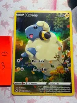 Pokemon TCG Mareep GG34/GG70 Galarian Gallery Rare Holo NM - Image 1