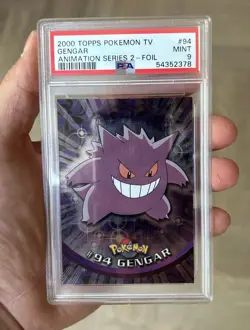 Gengar PSA 9 2000 Topps Pokemon TV Series 2 Silver Foil #94 Blue Logo HOLO - Image 1