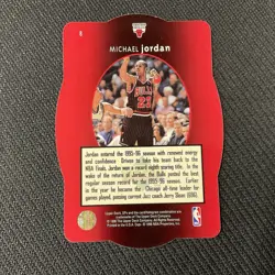 MICHAEL JORDAN Holo Die-Cut Card SP 1996-97 Upper Deck SPx Basketball - Image 2
