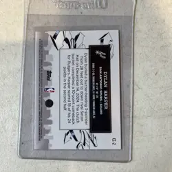 2025 Topps Dylan Harper RC #CC-2 Holo Foil Spurs Rookie 🔥 Clutch City SSP - Image 2
