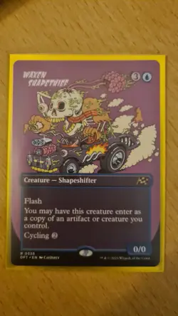 Waxen Shapethief Showcase Art Magic The Gathering Aetherdrift - Image 1