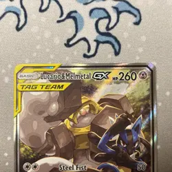 Lucario & Melmetal GX (Full Art) Pokemon Sun & Moon Black Star Promo #SM192 - Image 3