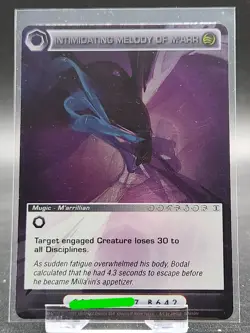 Chaotic Card : Intimidating Melody Of M'arr Turn Of The Tide Rare Mugic - Image 1