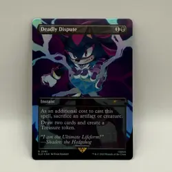 Deadly Dispute Shadow the Hedgehog Foil Secret Lair MTG Card 2091 Evan Stanley - Image 3