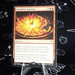 Chandra's Ignition Magic Origins Regular Card, Non-Foil, Near Mint Condition - Image 1