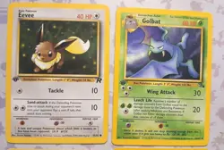 Pokemon TCG Vintage 1st Edition Non Holo 4 Card Lot LP-MP - Image 2