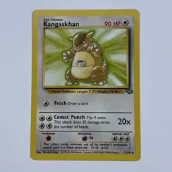 Kangaskhan 21/64 Jungle Unlimited Non Holo Rare Pokemon Card LP - Image 1