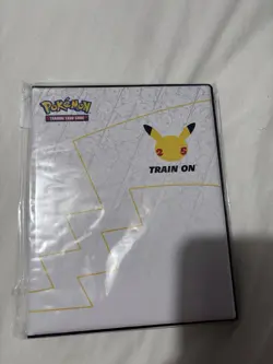 Pokemon TCG Celebrations 25th Anniversary Pikachu Jumbo Card Binder New & Sealed - Image 1