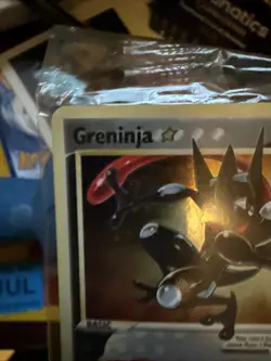 Pokemon TCG Greninja Gold Star SWSH144 Celebrations Black Star Promo Holo LP - Image 5