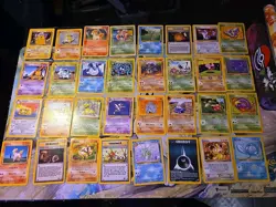 Lot of 32 HP/Damaged Vintage Pokemon Cards Non Holo - Base, Fossil, Jungle Etc - Image 1