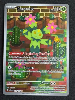 Maractus 160/159 Journey Together Full Art Holo English Pokemon Card NM - Image 1